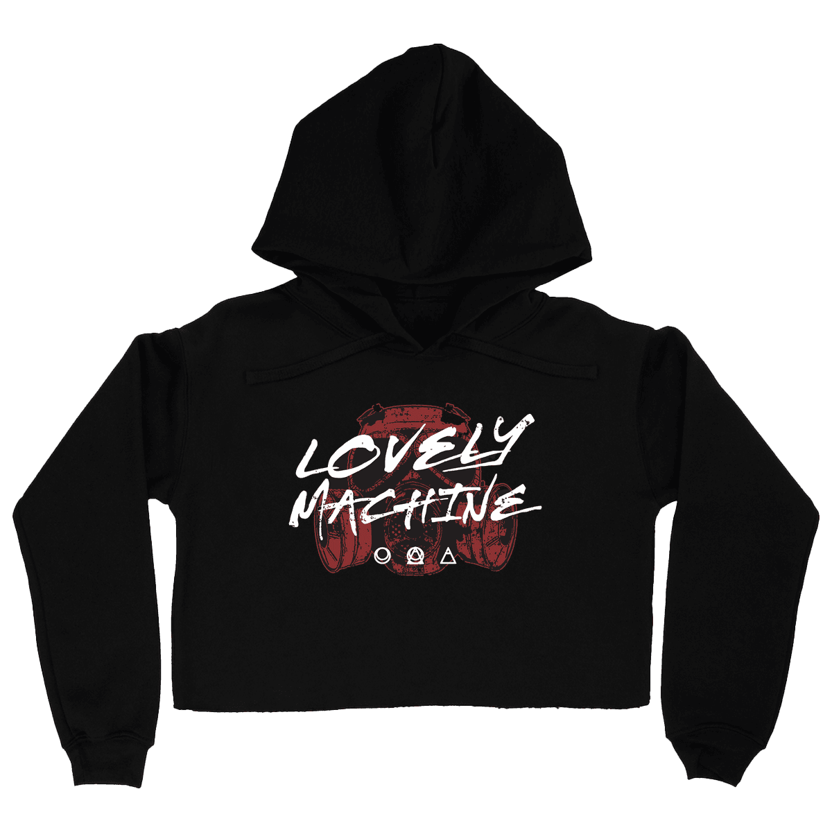 Gas Mask - Premium Crop Hoodie